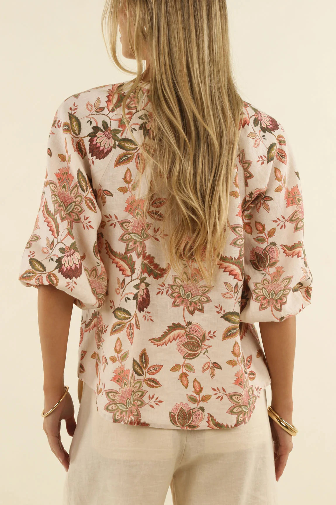 BOHEMIAN ROSE BLOUSE (HS26204)