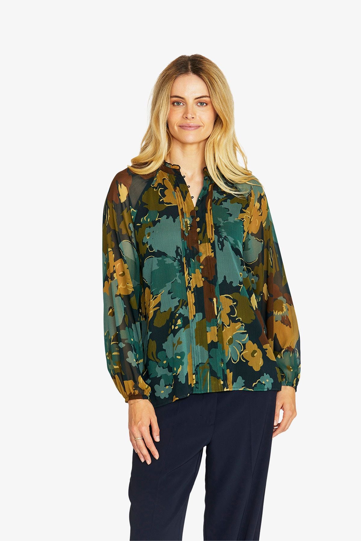 Midnight Botanica Blouse (P605333)