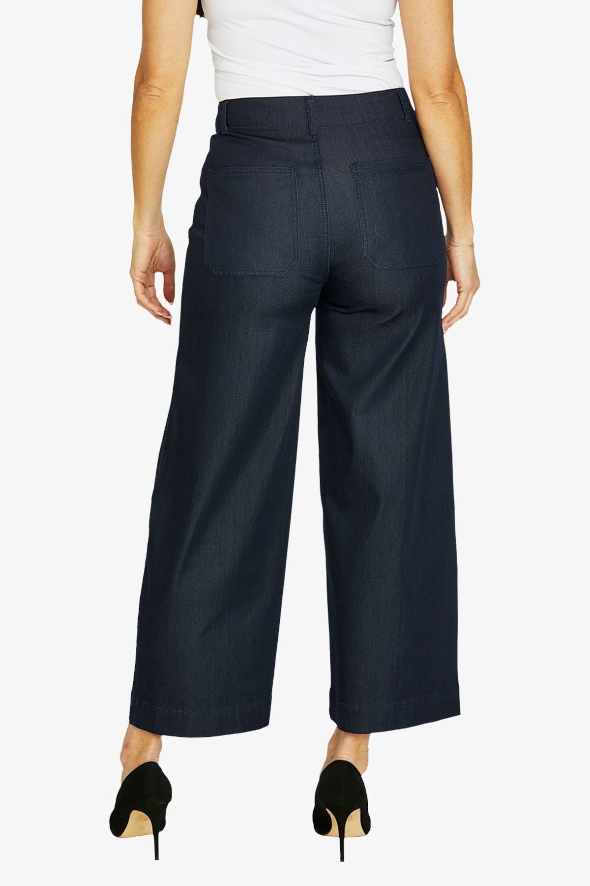 Denim Wide Leg Jean (P605716)