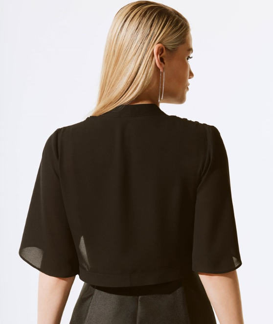 Georgette Bell Sleeve Bolero (243798)
