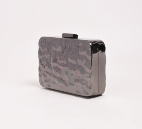 Heidi Textured Metal Structured Clutch (AVD1756)