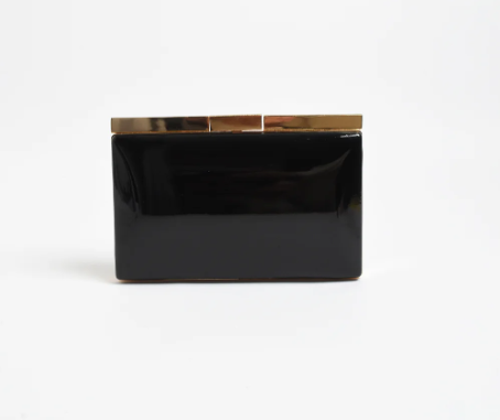 Simona Gloss Structured Clutch (AVD1749)