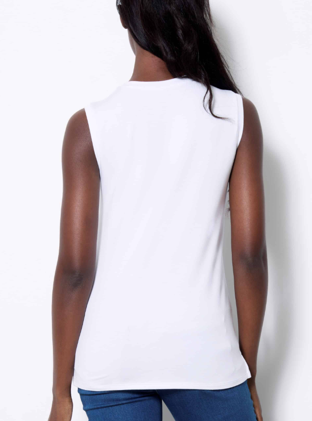 SOLID PROVENCE SLEEVELESS TOP (30414)