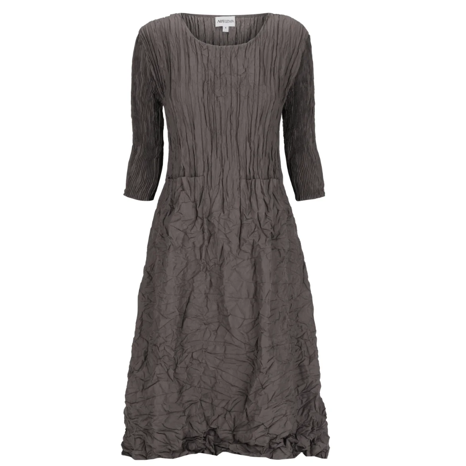 3/4 Sleeve Smash Pocket Dress (544)