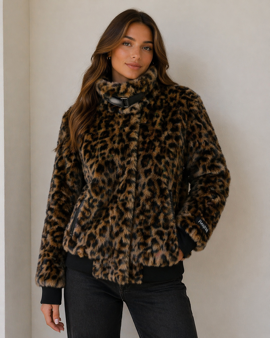 Short Fake Fur Jacket (Ambra.7012511)