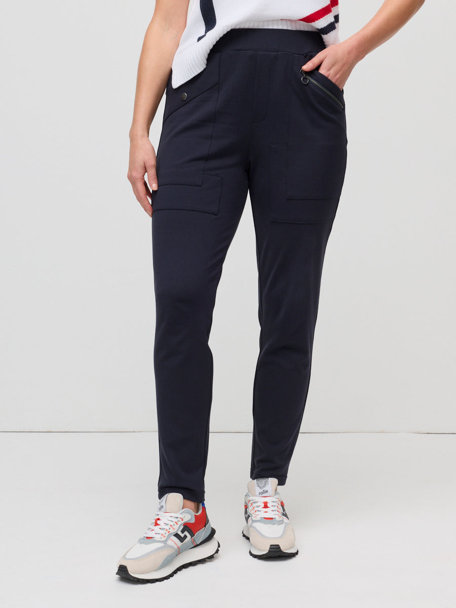 Panelled Pocket Ponte Jogger ( YTMP8302)