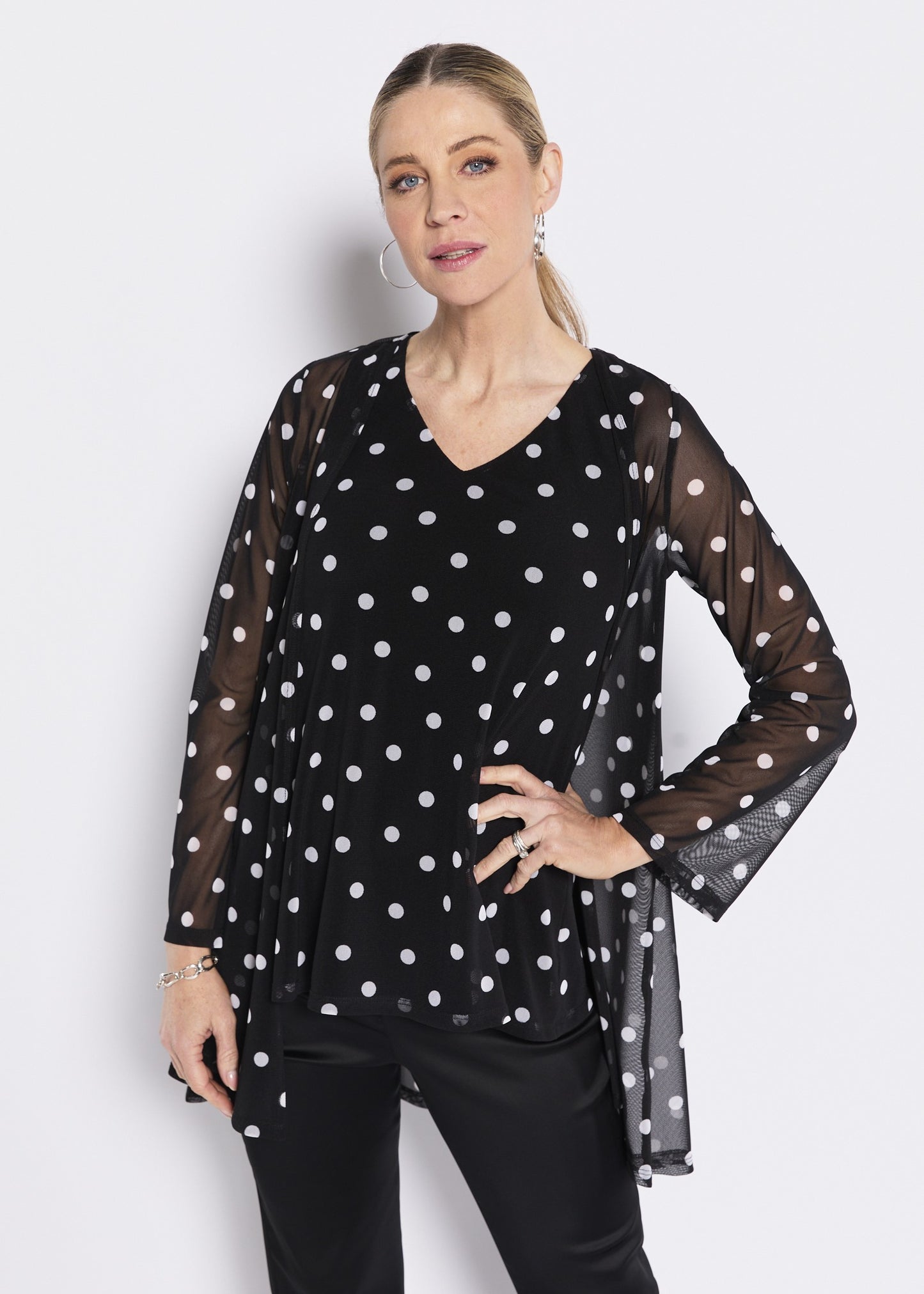 Long Sleeve Twin Set Top (Jay Jay)
