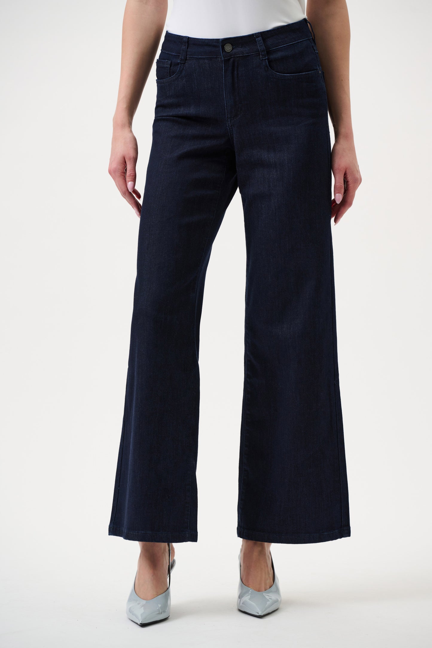 Classic Wide-Leg Stretch Jeans Goldie (251968)