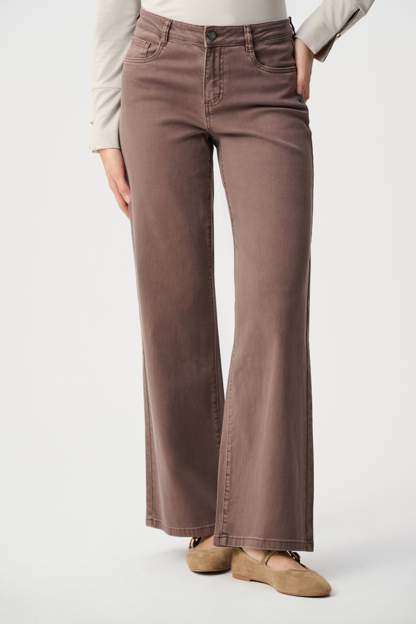 Classic Wide-Leg Stretch Jeans Goldie (251968)