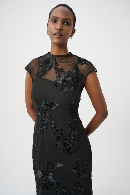 Embellished Trumpet Dress (264143)