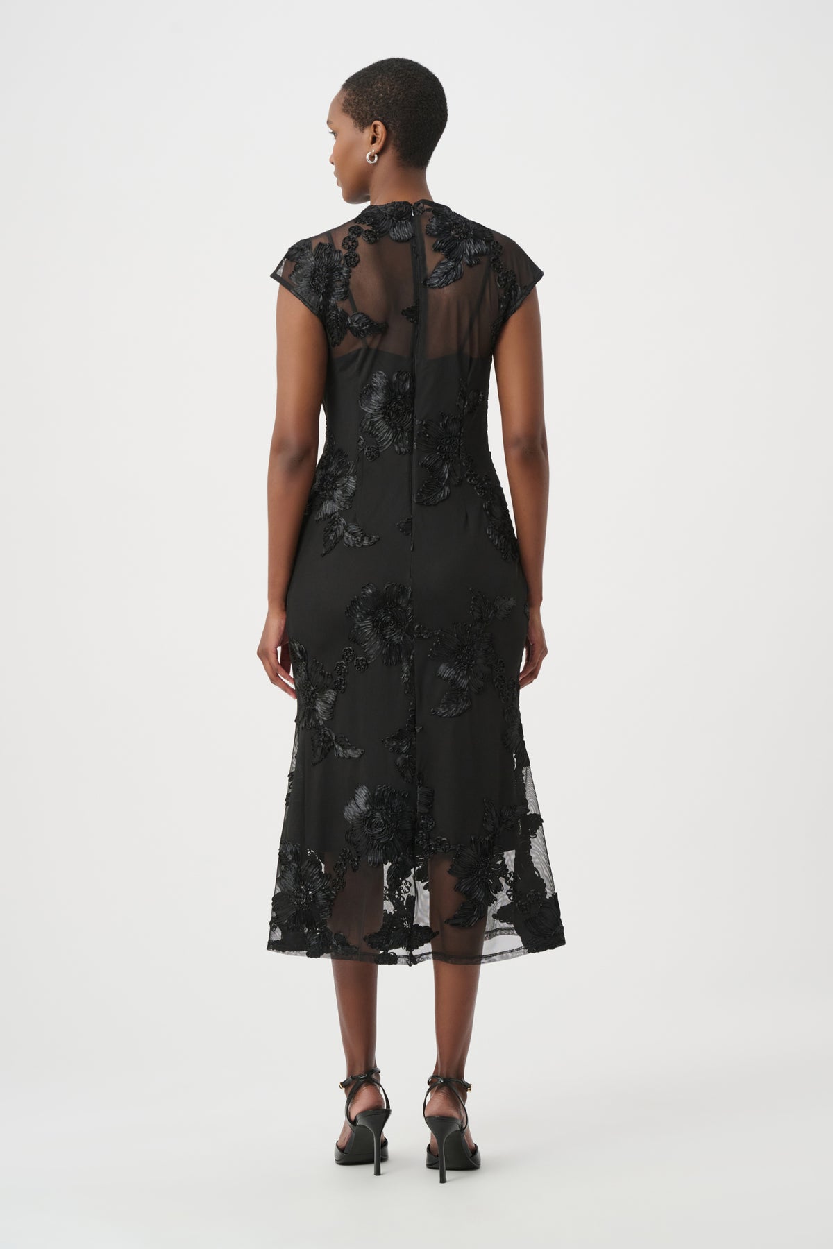 Embellished Trumpet Dress (264143)