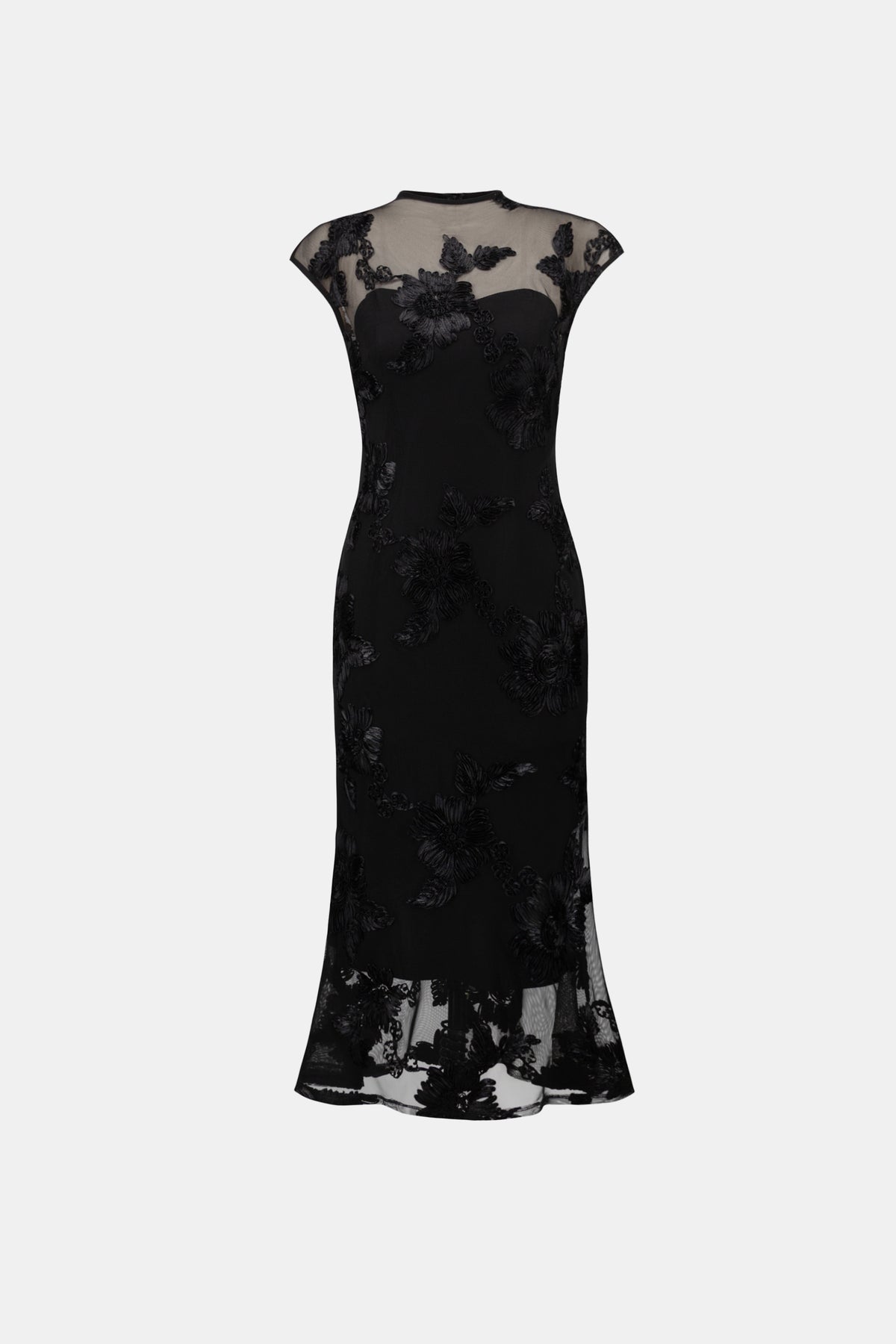 Embellished Trumpet Dress (264143)