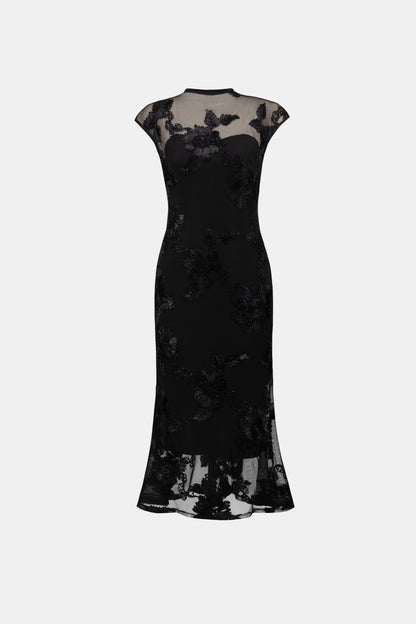 Embellished Trumpet Dress (264143)