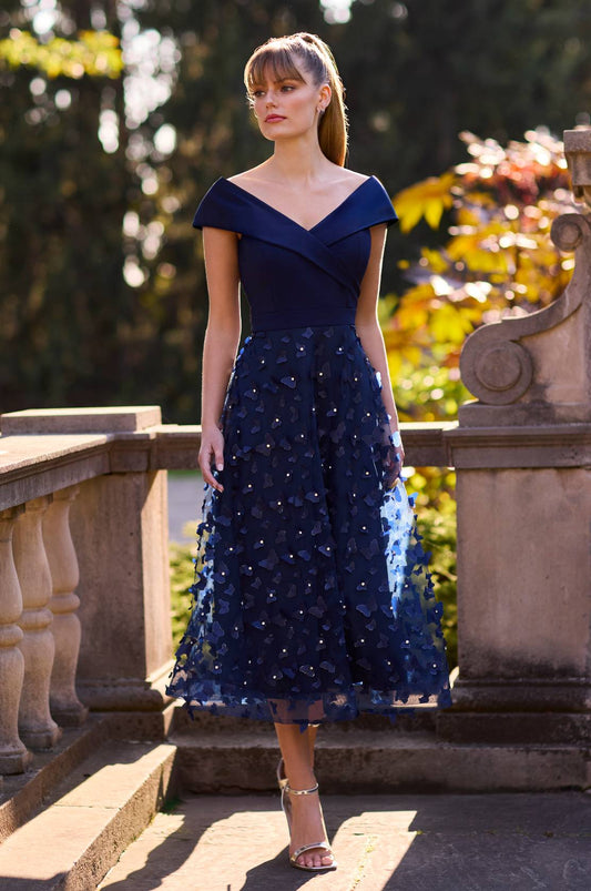 Off The Shoulder Midi Dress (268510)