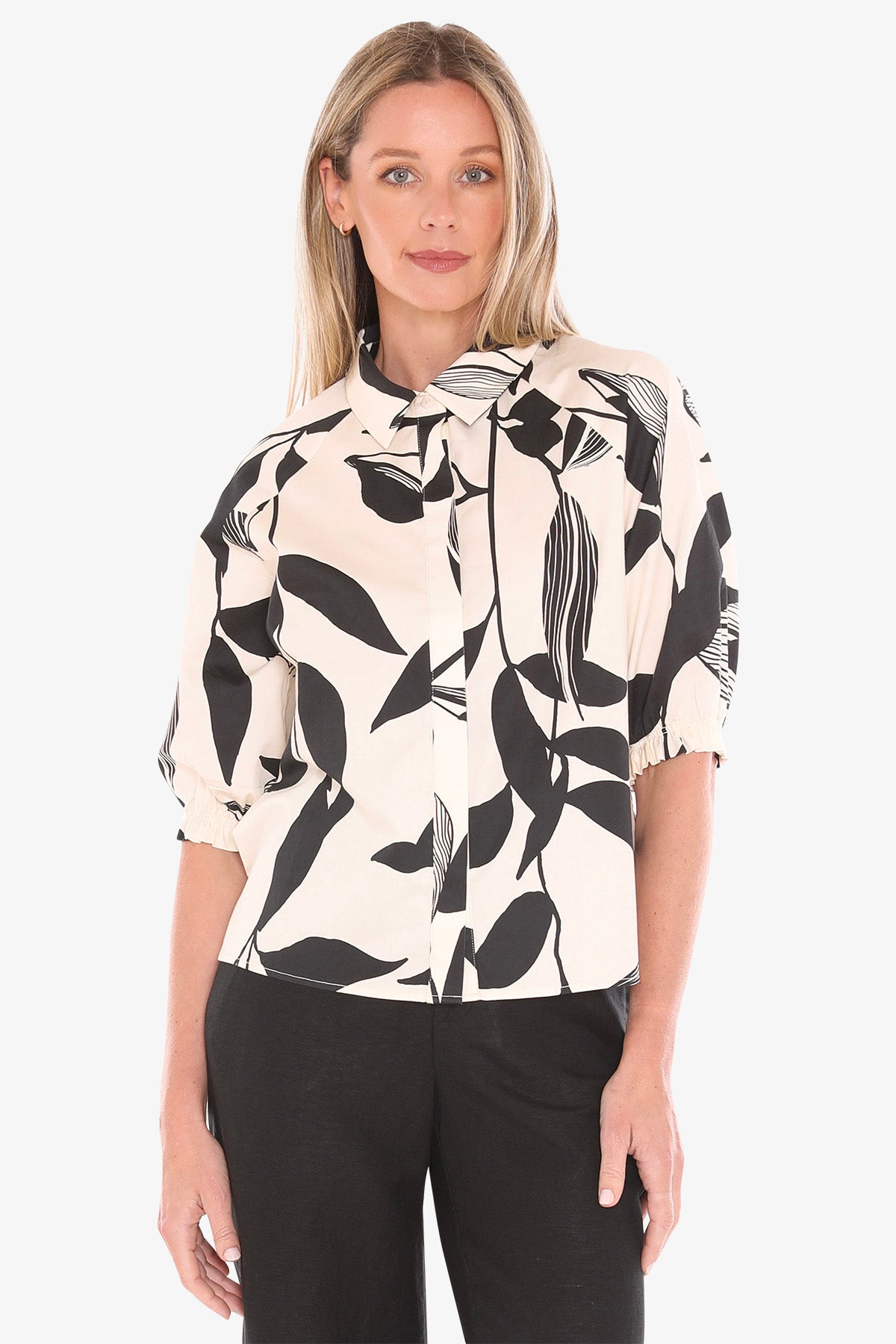 Vine Print Shirt (596J3091)