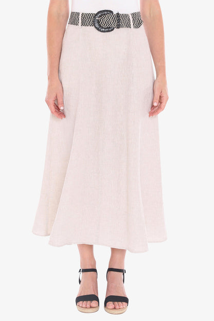 Belted Panel Skirt (596J6135)