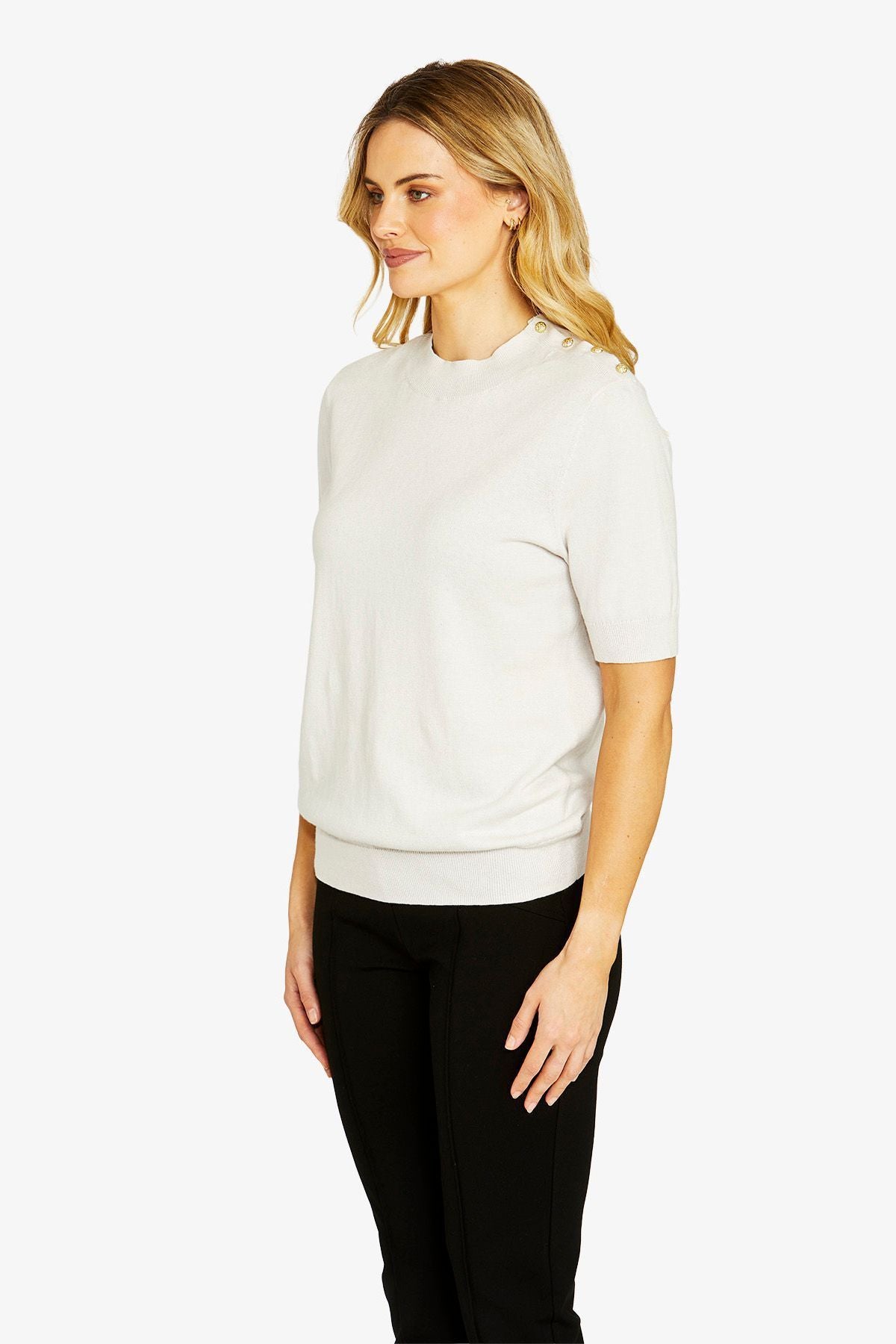 Isabel Button Pullover (P605034)