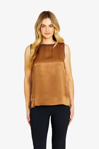 Sammi Contrast Knit Tank Top (P605301)