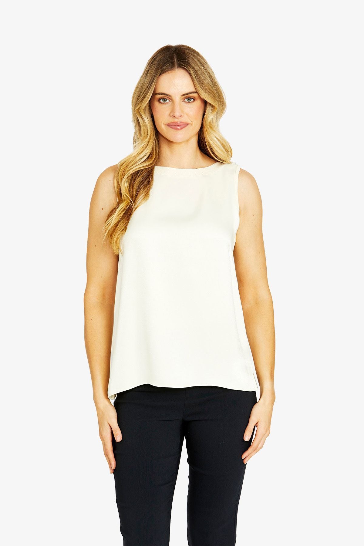 Sammi Contrast Knit Tank Top (P605301)