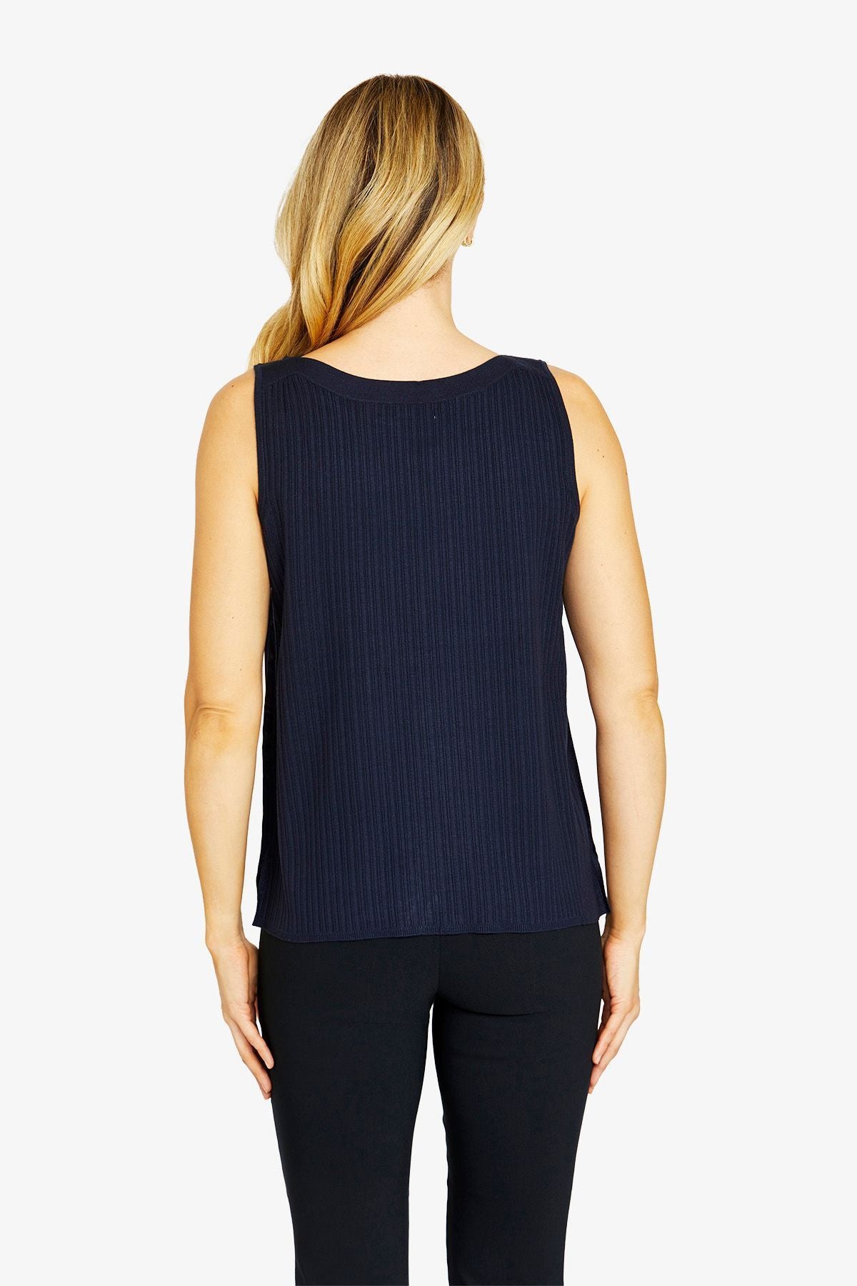 Sammi Contrast Knit Tank Top (P605301)