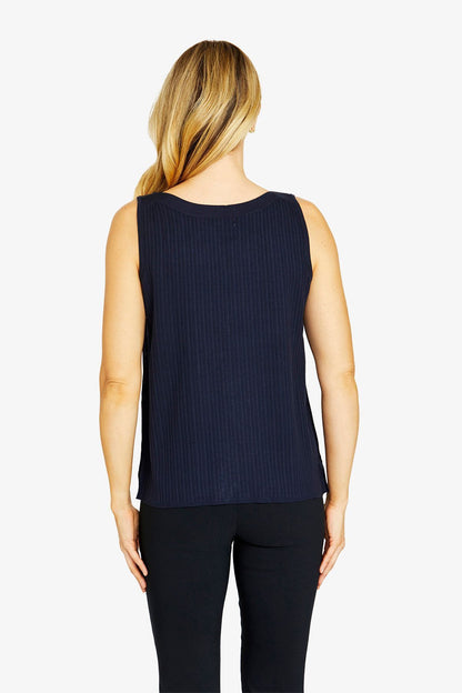 Sammi Contrast Knit Tank Top (P605301)
