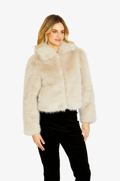 Wintour Faux Fur Jacket (P605400)