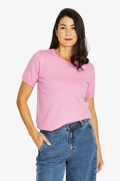 Short Sleeve Knit Top (60611017A)