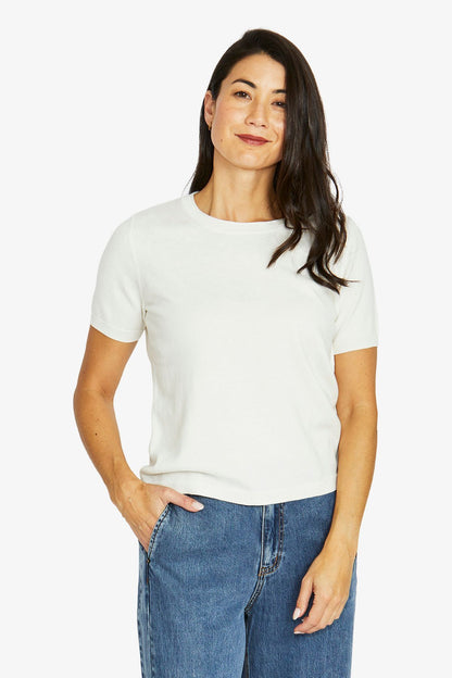 Short Sleeve Knit Top (60611017A)