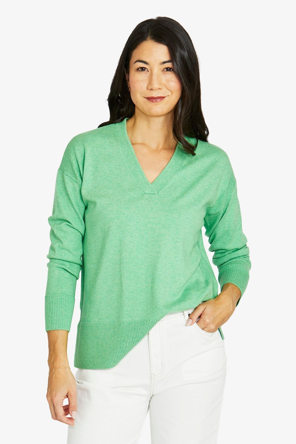 V Neck Pullover (60611026A)