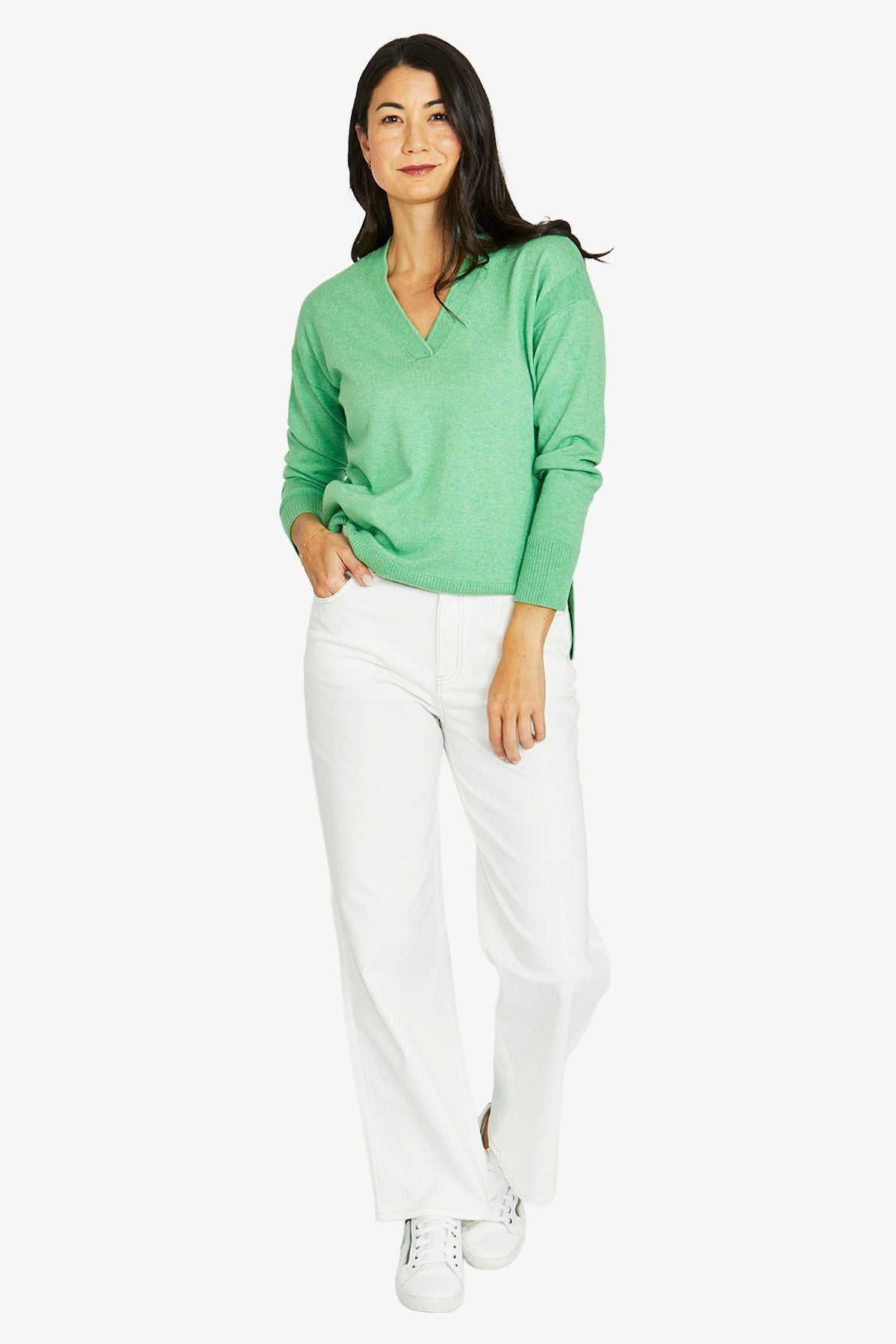 V Neck Pullover (60611026A)