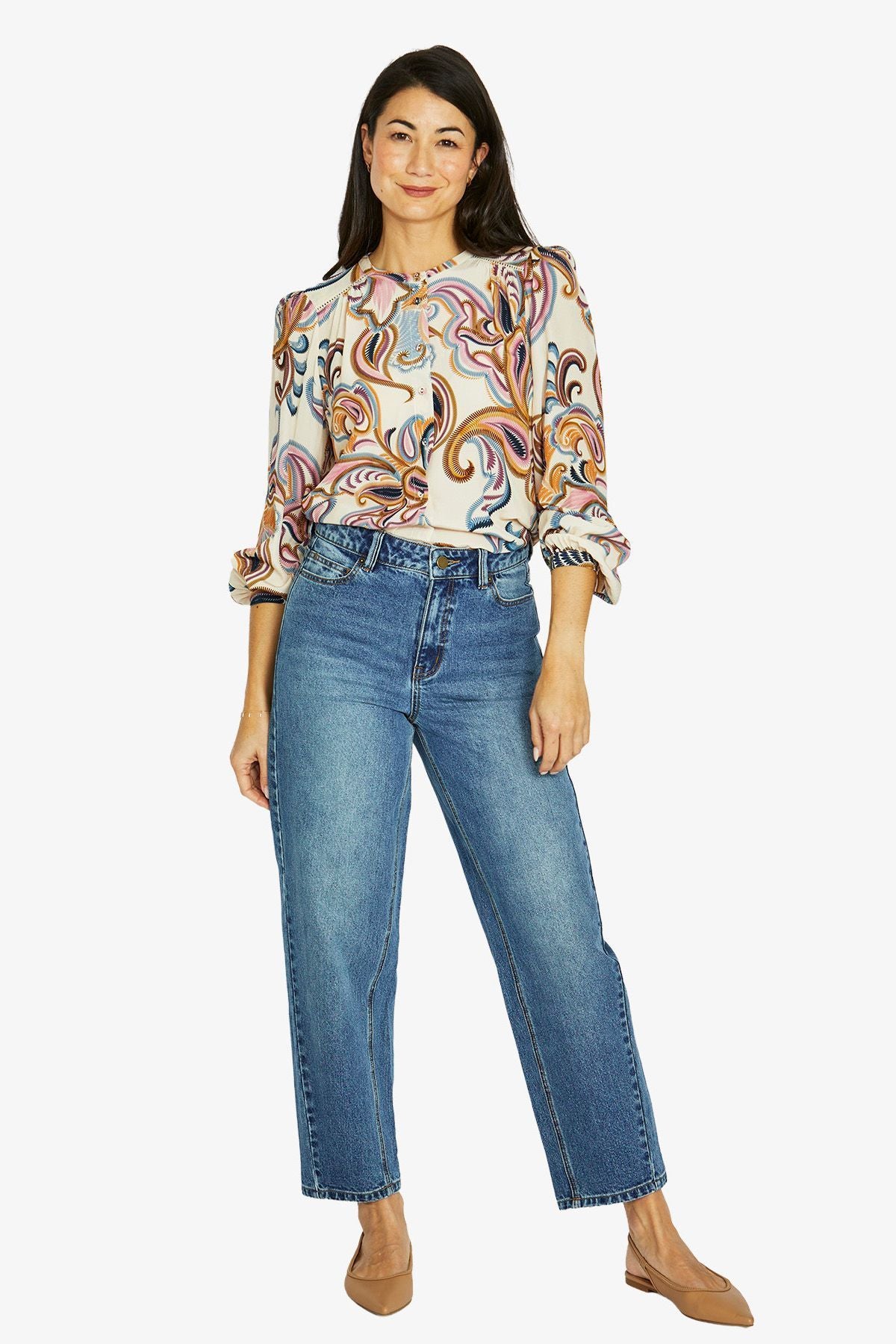 Gypsy Paisley Top (606J3063A)