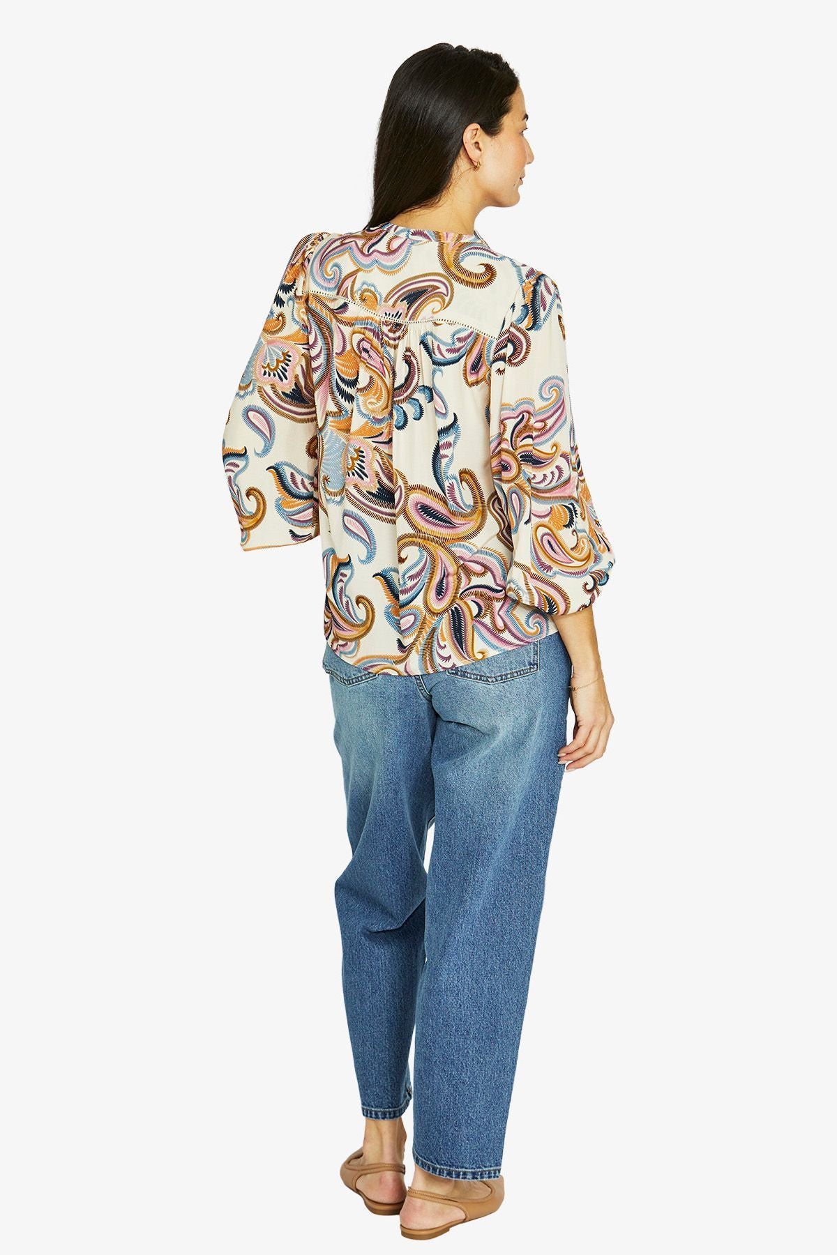 Gypsy Paisley Top (606J3063A)