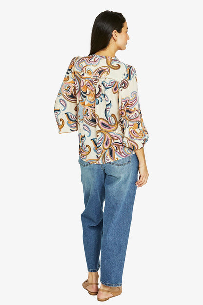 Gypsy Paisley Top (606J3063A)