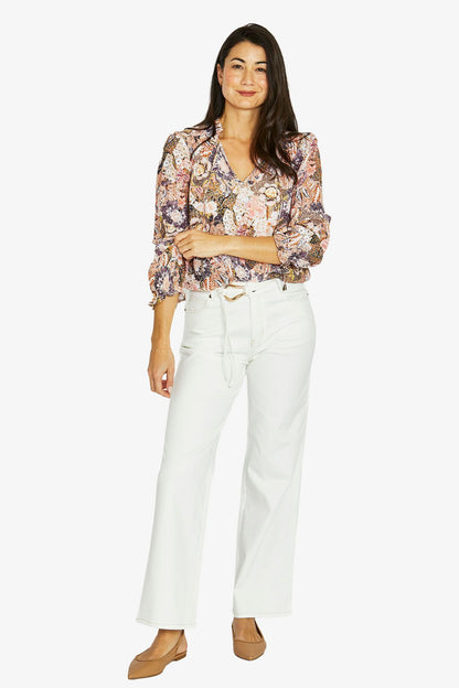 Delicate Paisley Top (606J3078A)
