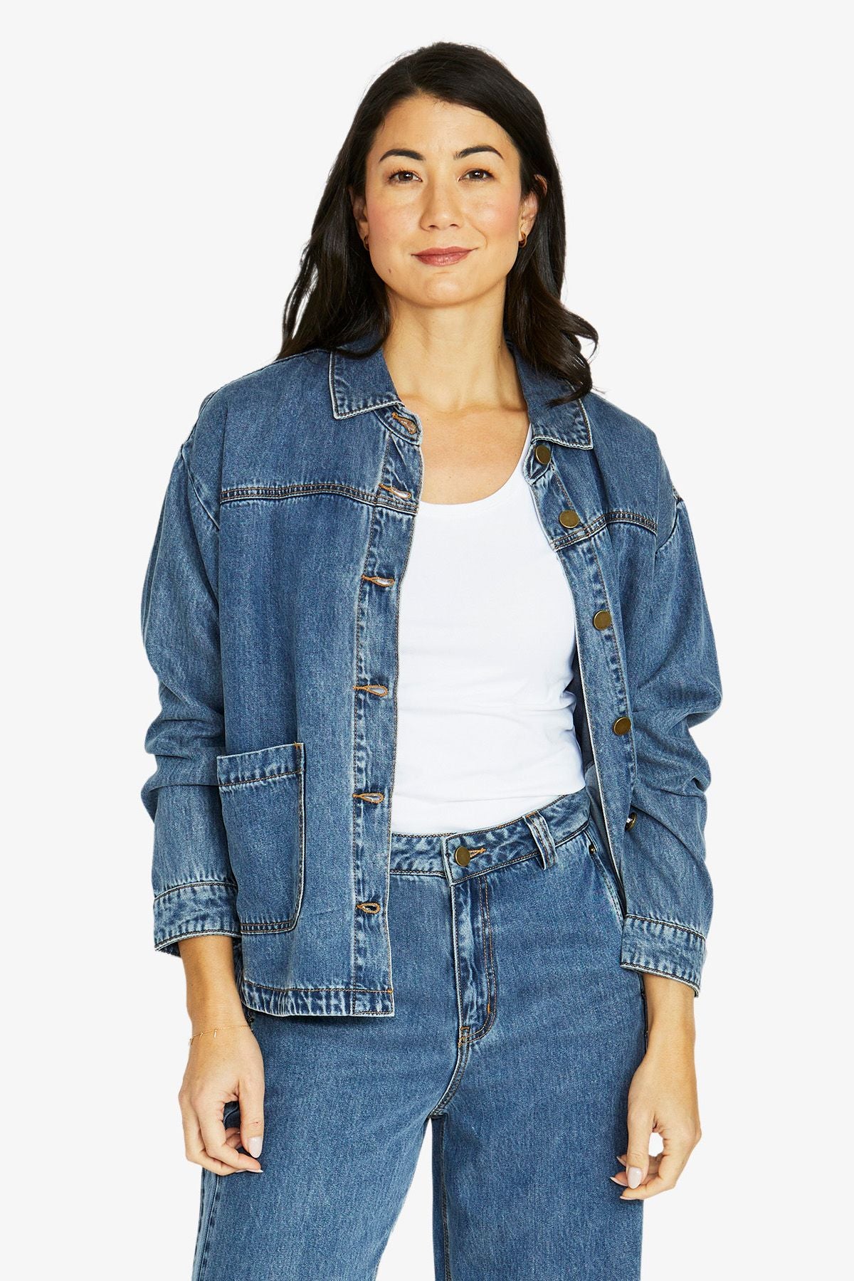 Soft Denim Jacket (606J4018A)