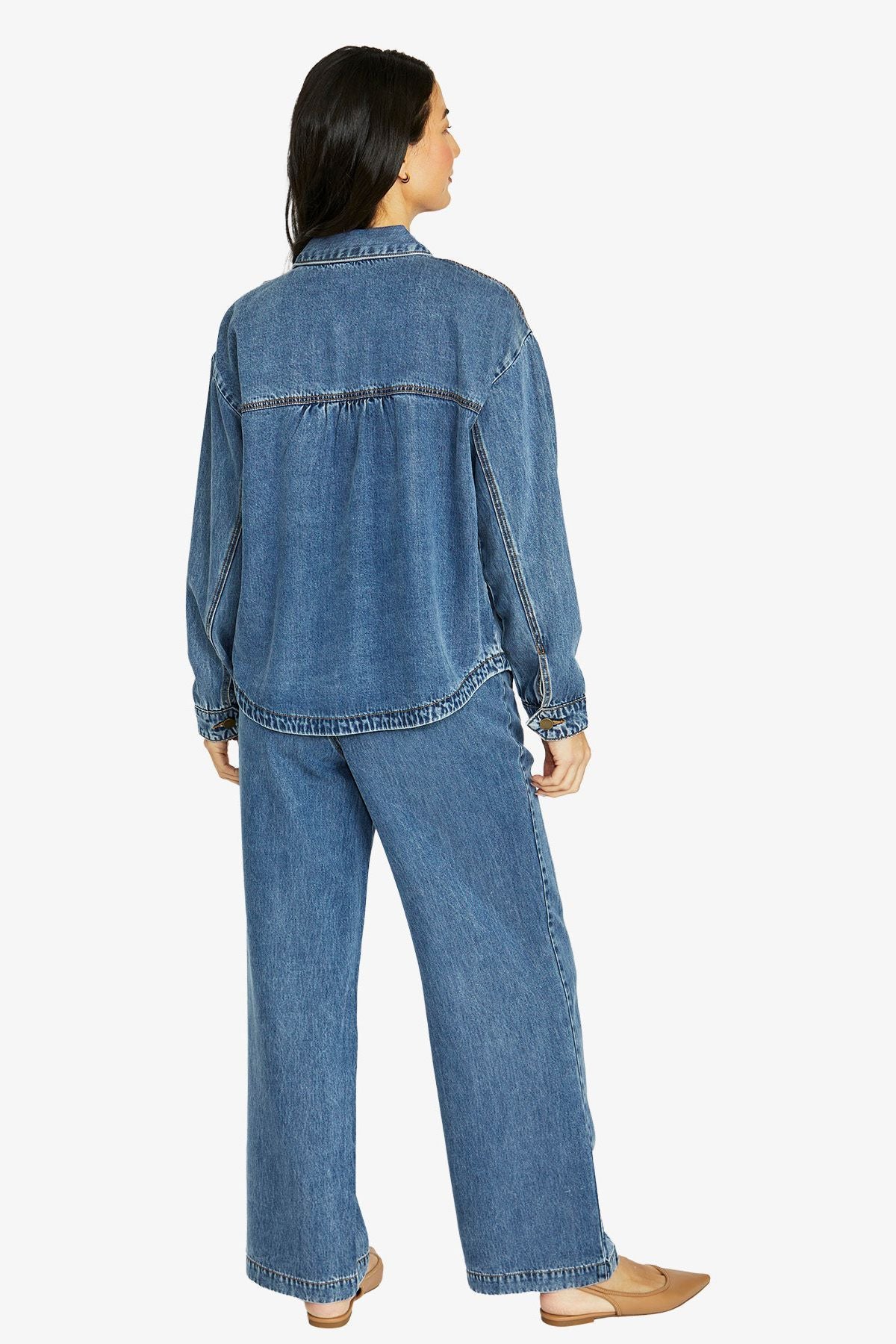 Soft Denim Jacket (606J4018A)