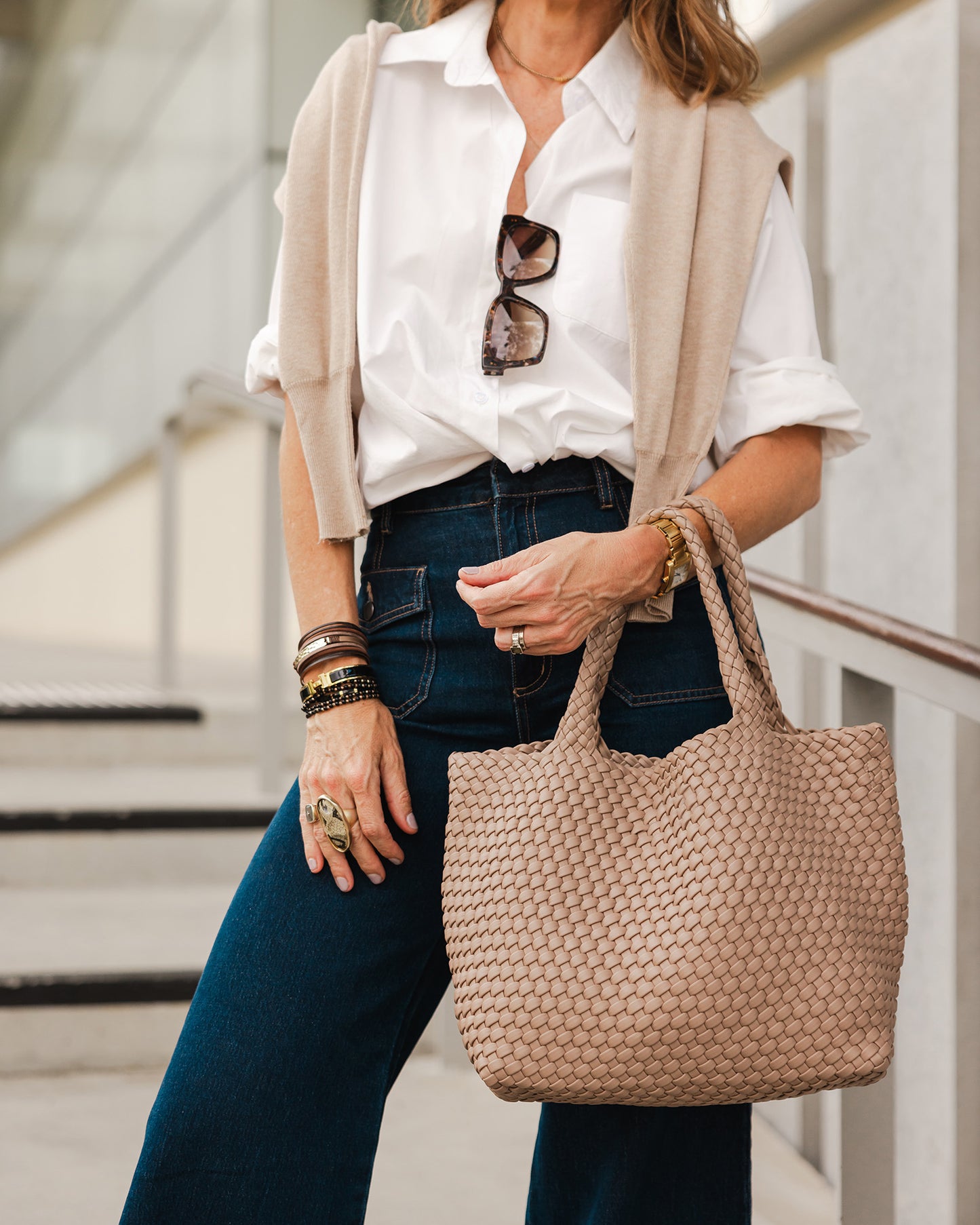 Cruiser Woven Tote Bag (9623)