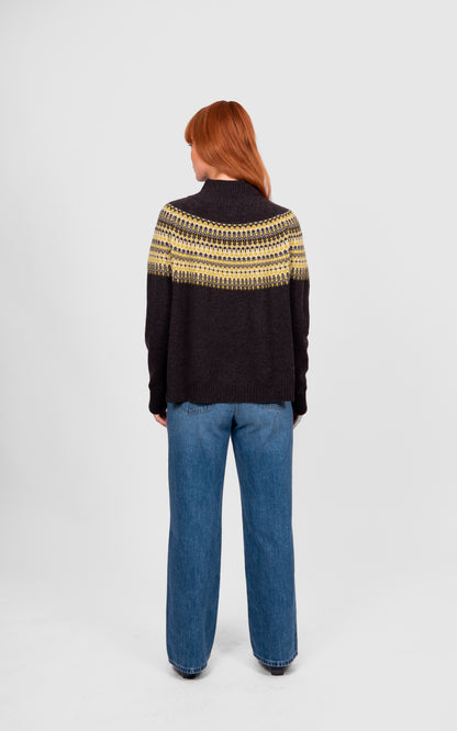 Fair Isle Raglan Pullover (BL6641)