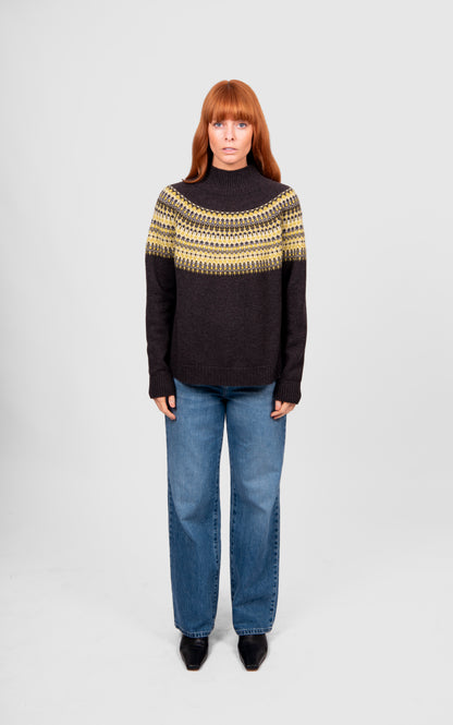 Fair Isle Raglan Pullover (BL6641)