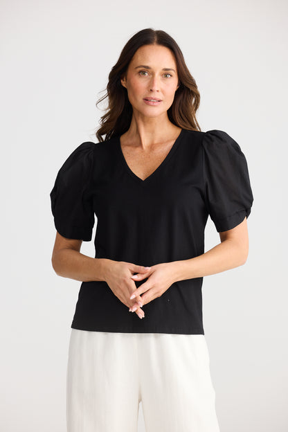 Abigail V Neck Top (BT25523-1)