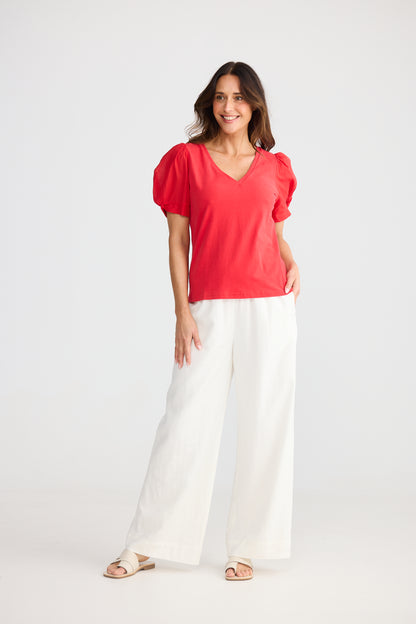 Abigail V Neck Top (BT25523-1)
