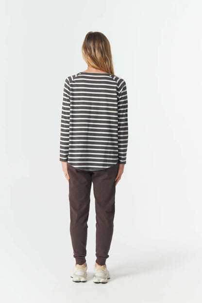 The Hero Stripe Raglan Tee (1214)