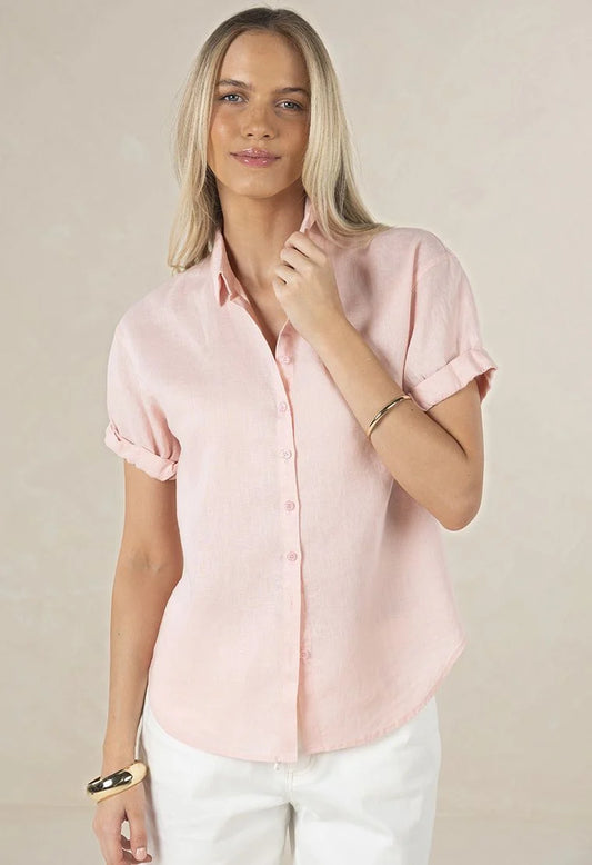 HUSTLE LINEN SHIRT (HS26216)
