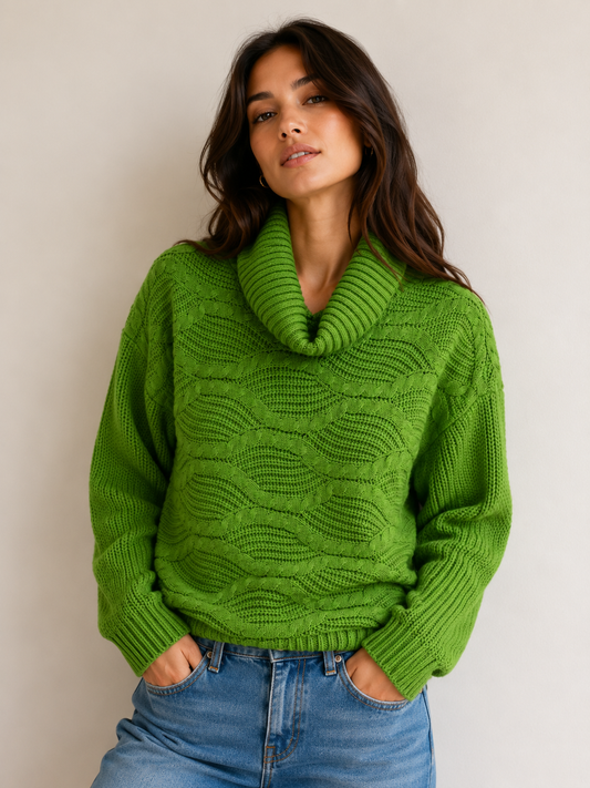 Wave Knit Sweater (SS275)