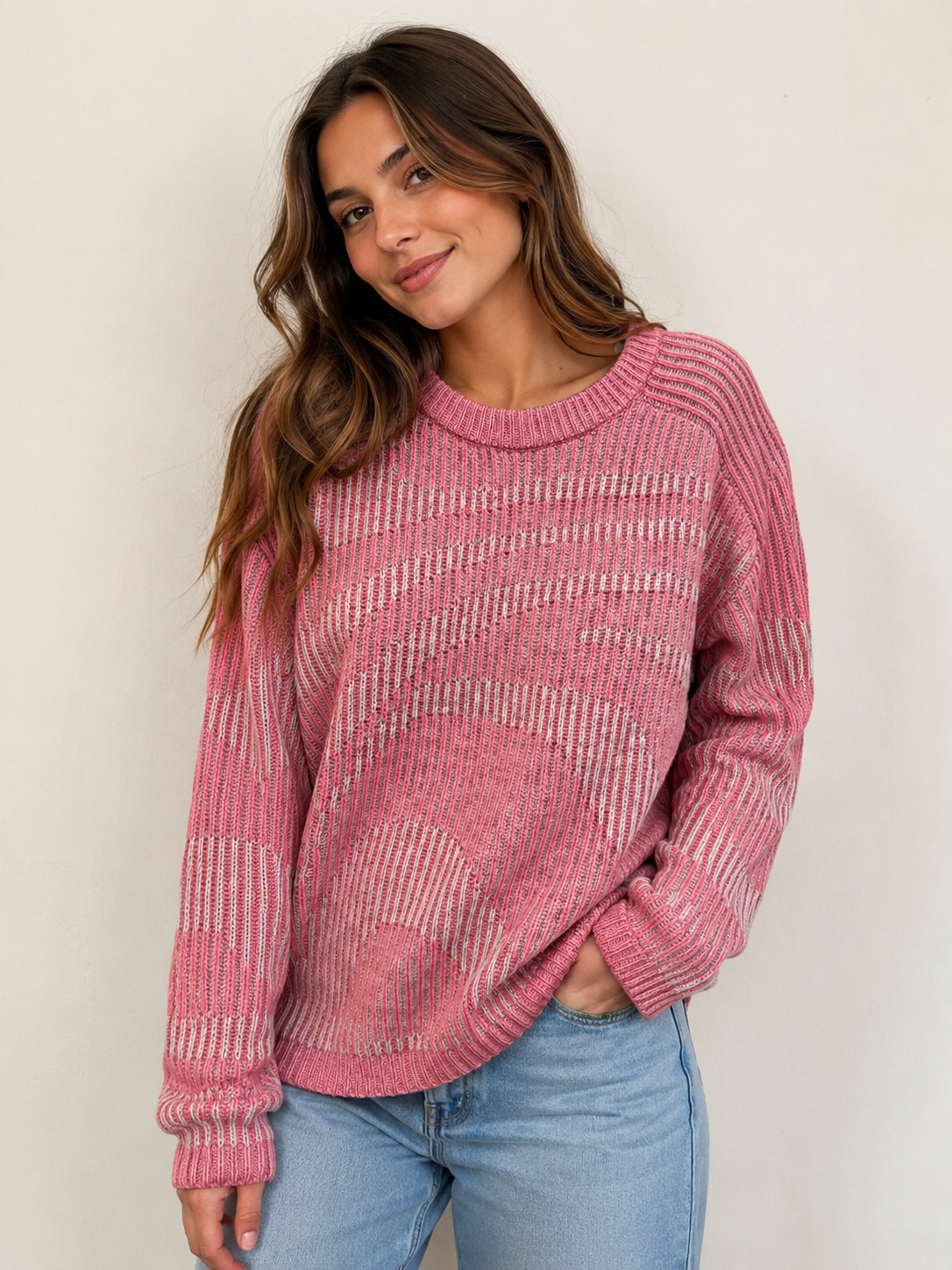 Jacquard Rib Sweater (SS212)