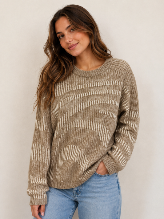 Jacquard Rib Sweater (SS212)