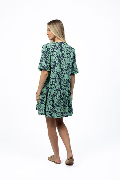 FLEUR SMOCK DRESS (HS25103)