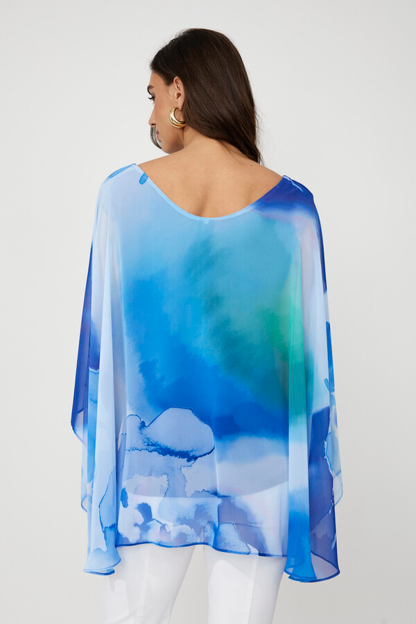 V-neck Flowy Pullover (256270)