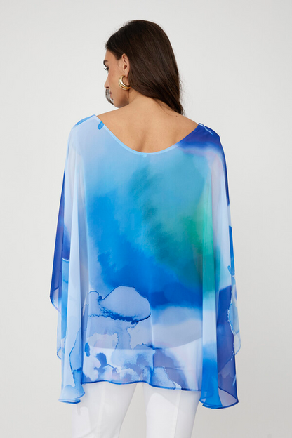 V-neck Flowy Pullover (256270)