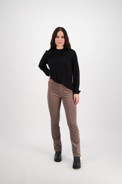 Slim Leg Full Length Pinwale Cord Pull On (234M)